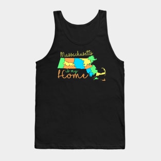 USA state: Massachusetts Tank Top